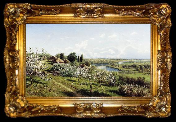 framed  Nikolay Sergeyev Apple blossom. In Little Russia, ta009-2